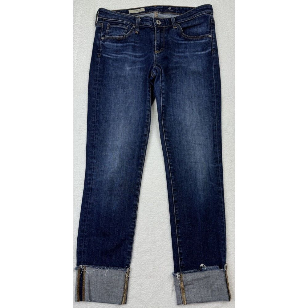AG Adriano Goldschmied Jeans The‎ Stevie Ankle Size 27 Slim Straight Blue Pants